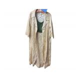 Beaded chest - dress with jacket
