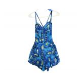 blue fish romper