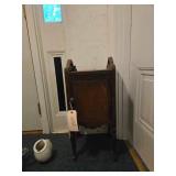 Copper Lines Wooden Humidor Cabinet. 11 in. W x 12 in. D x 26 in. H