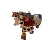 4 Piece Table or Wall Art Cows