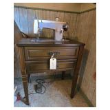 Vintage Sears Kenmore Electric Sewing Machine 25 in. W x 18 in. D x 30 in. H