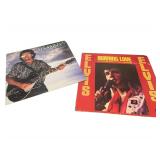 2 Vintage Record Albums George Harrison Cloud Nine, and Elvis Hits From His Movies