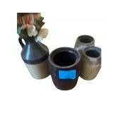 7 Glazed Jugs of Various Sizes
