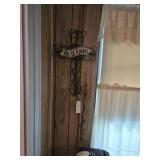 He Is Risen Grapevine Cross 25 in. x 15 in.