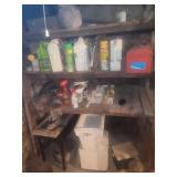 Contents on Shelfs - Wooden Coolers - Pots - Toolbox