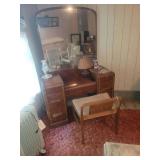 Antique 4 Drawer Vanity