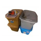 4 Storage Containers Contents Included- Various Signs - Plumbing Supplies