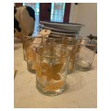 6 Glasses 3.5 Inches Tall
