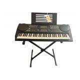 Radio Schak Electric Keyboard With Stand & Power Supply