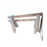 2 Wooden Saw Horses