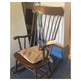 Vintage Wooden Rocking Chair