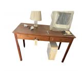 Vintage Wooden Table 4Ft. L. X 26.5 in. W. 30in. H. - Table Only