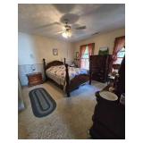 Colonial Style Bedroom Set. Contents and Bedding NOT INCLUDED. Dresser 72 in. W x 20 in. D x 76 in. H. Chest of Drawers 40 in. W x 19 in. D x 59 in. H. Night Stand 28 in.W x 15 in.D x 24 in. H. Queen 