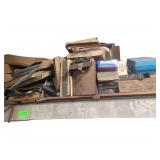 Automotive Hardware - Including Brake Shoes - Radiator Hoses  - On High Shelf - Will Need To Use Ladder to Remove