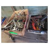 Lot of Wrenches - Screwdrivers - Bits and Other Misc. Tools