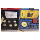 Noid Light Set & Central Tool Co. Range Dial Indicator Set