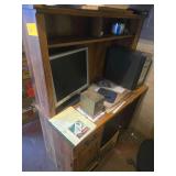 4ft Desk With Computer not Monitor