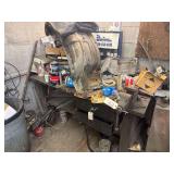 Heavy Duty Work Bench & Contents - Vise Not Included