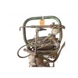 Oxygen & Acetylene Tank Cart w/ Acetylene Tank - Torch Tip - Gauges