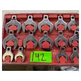 Grand Rapids Industrial 14pc Crowfoot Wrench Set - 1/2” Drive
