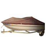 Renken Boat - Mercruiser Outdrive - Trail Master Boat Trailer (VIN#: 11M1DKD14EA001638) - Has Both Titles