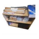 Advertising Signs - Folding Chair- Bookshelf & Contents - Box of Snapon Test Equipment