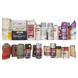 Cabinet & Contents - Spray Paint - Laquer - Reducer - Basemaker - Primer - Undercoating - LOADED!