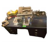 5ft Desk -"Vintage Check Writer - Calculator