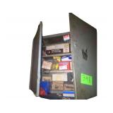 24x28in Cabinet With Various Automotive Hardware