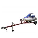 1998 Kawasaki 750 SS Jet Ski (VIN#: KAW83625I293) - Northern Tool Trailer (VIN#: 56T037377) - Has Both Titles - DBX Adult L/XL Life Vest