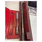 Pair of Snap-On Torque Wrenches - Model QJR-3200B 1/2" Drive & Model QJR-217B 3/8” Drive