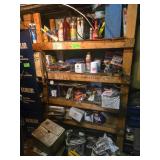 4 Shelves of Various Automotive Contents
