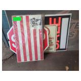 Lot of Signs - Interstate Batteries - Posi-Lock - For Sale Sign - Stop Sign - No Parking Sign
