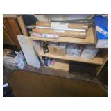 Advertising Signs - Folding Chair- Bookshelf & Contents - Box of Snapon Test Equipment
