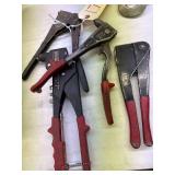 (4) Hand Rivet Tools
