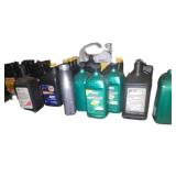 Various Automotive Fluids - Motor Oil - Power Steering Fluid - Transmission Fluid