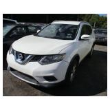 WHITE, 2016, NISSAN ROGUE, KNMAT2MV1GP615655,  ,
