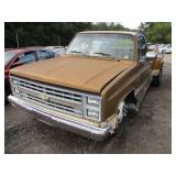 TAN, 1985, CHEVROLET C20, 1GCGC24W6FJ177512,  ,