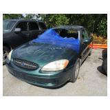 GREEN, 2000, FORD TAURUS, 1FAFP55U9YG290617,  ,
