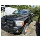 BLACK, 2007, DODGE DAKOTA, 1D7HW58KX7S261791,  ,