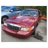 RED, 2000, MERCURY GRAND MARQUIS, 2MEFM74W3YX613571,  ,