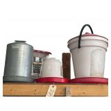 4 Chicken Feeding and Drinking Implaments