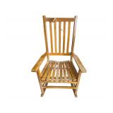 Wooden Rocking Chair 45”H. X 21”W.X 19” D.