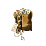 Vintage Corded Wall Phone