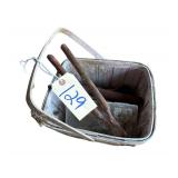 Basket Of Assorted Hand Tools