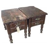 Matching End Tables 19x27x23 Inches
