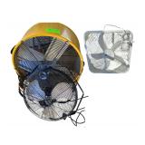 3 - Electric Fans 20” - 18” - 30”