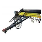 Salford AerWay Industrial Top Seeder/ Aerator - Model AWATS100-AG-4 - Serial No. 211985 - Includes Bracket Arms for Drag Attachment - Adjustable Aggressiveness