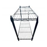 2 Shelf Wire Rack 36x14x25 Inches