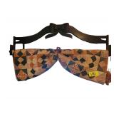 Hand Made Quilt and Vintage Hanging Quilt Rack - 50 in Wide